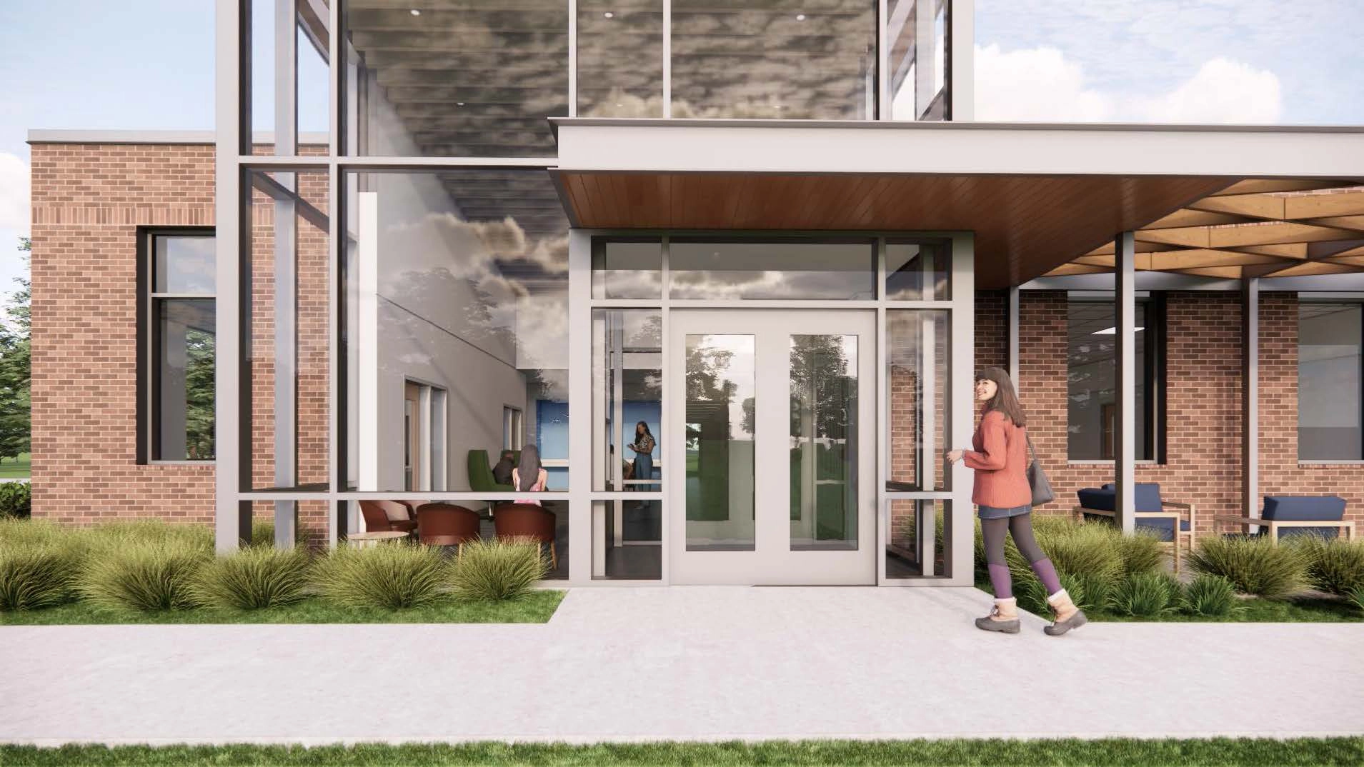Health Sciences Building Entrance