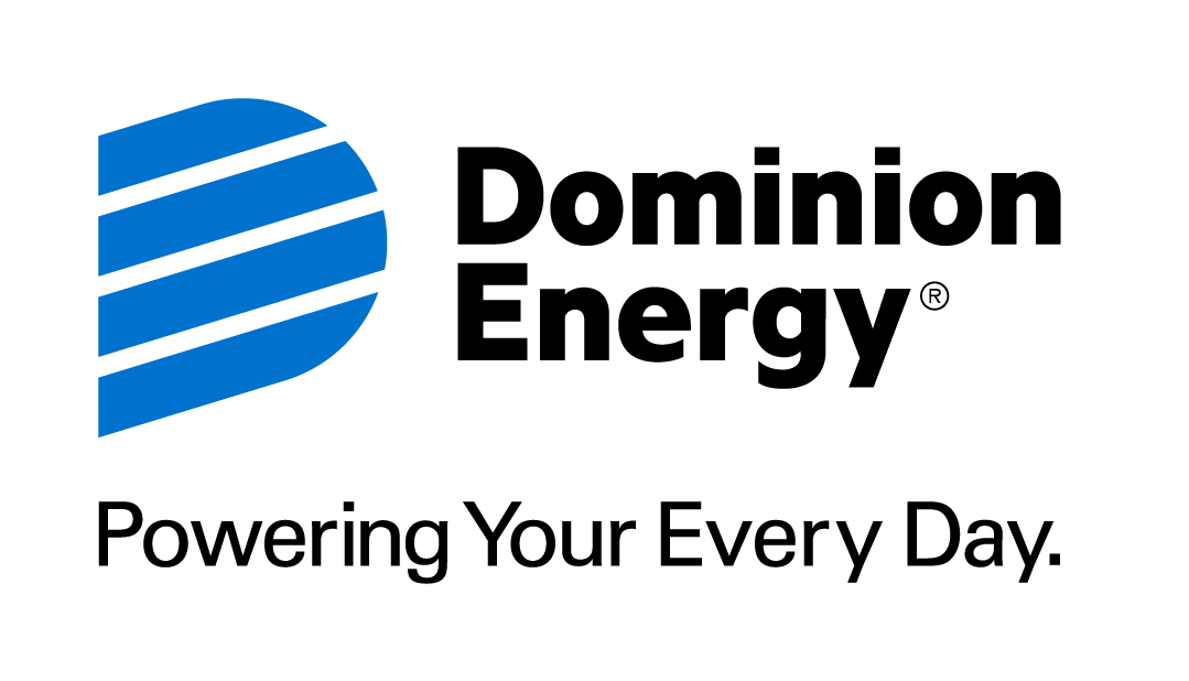 Dominion Energy logo with the tagline “Powering Your Every Day.”.